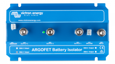 Victron ArgoFET Battery Isolator 100-3 (100 Amps, 3 Batts)